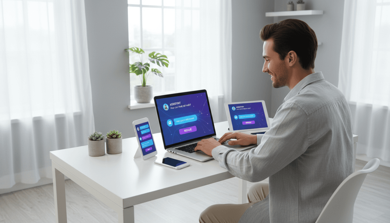 Chatbot lead qualification form capturing customer information