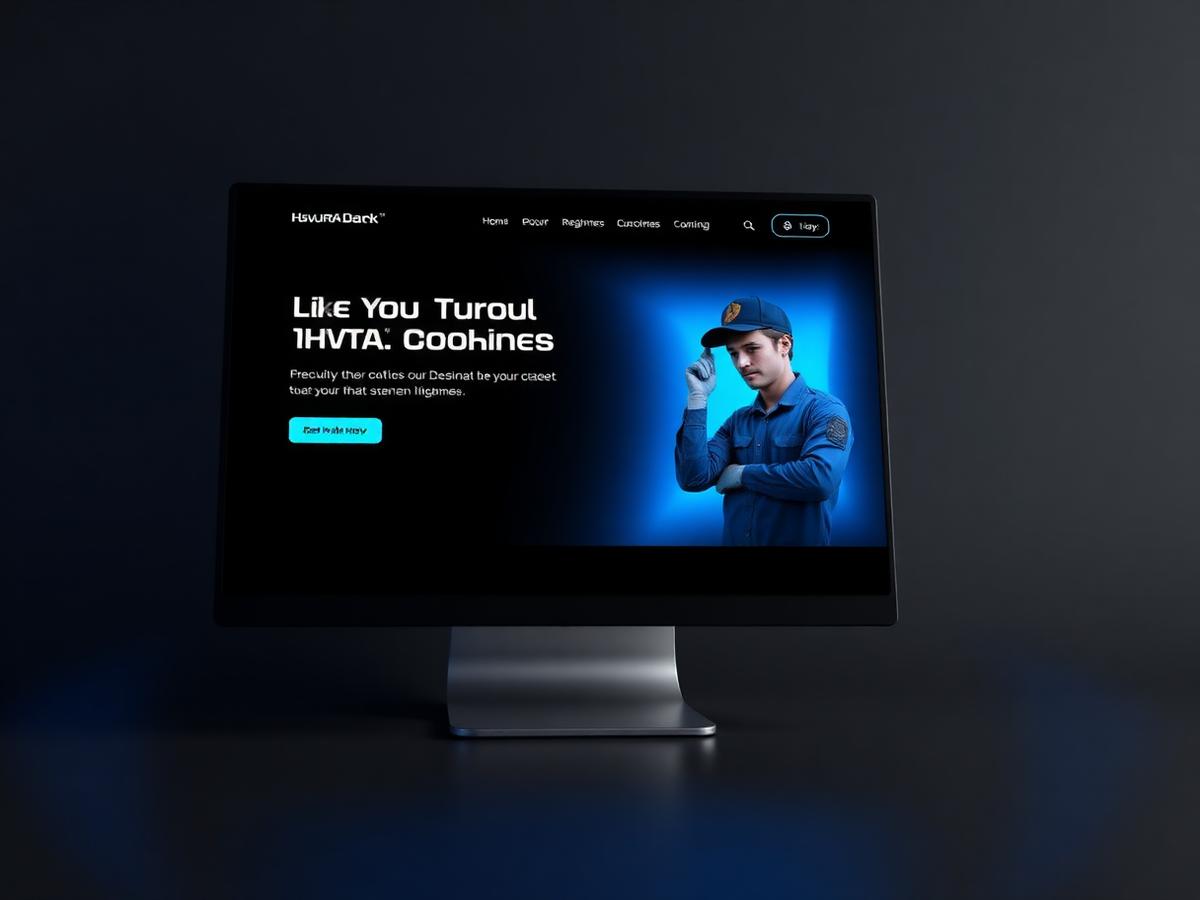 Atlas HVAC website mockup