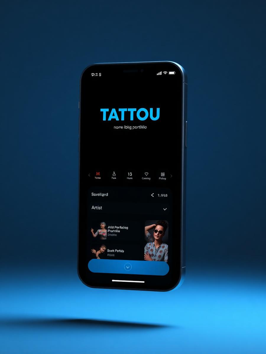 Ironwork Tattoo website mockup